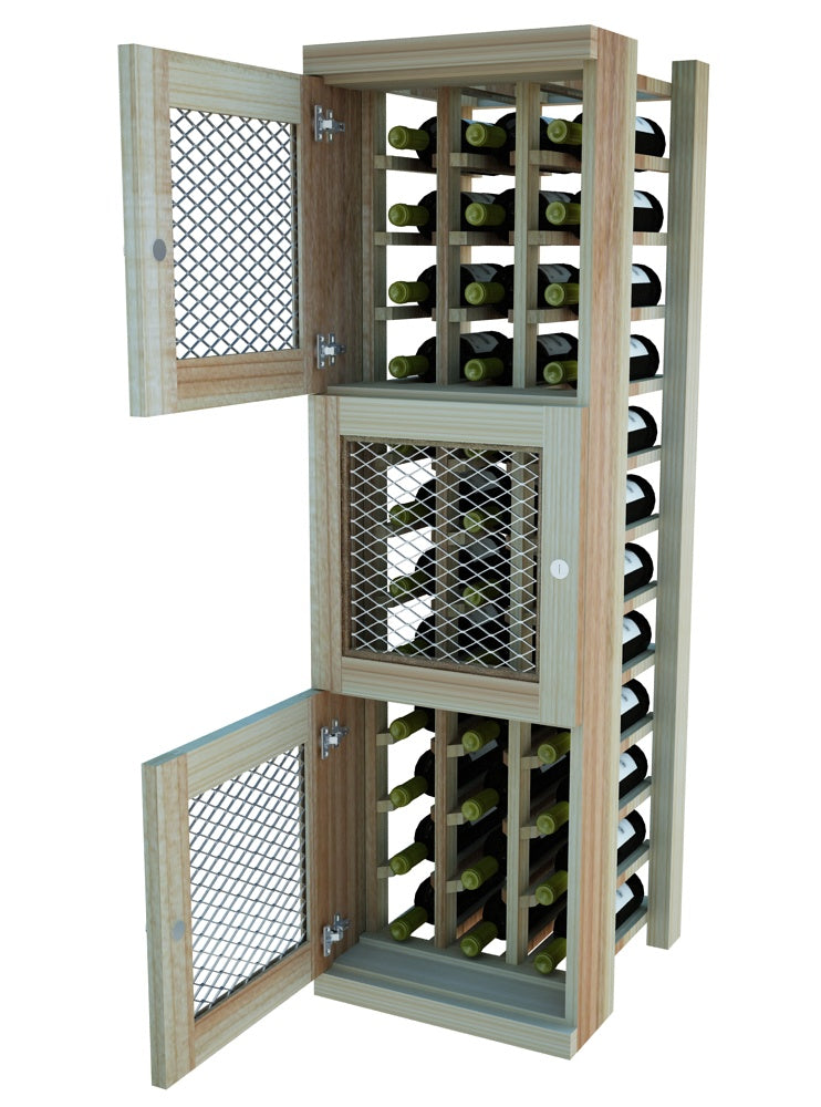 Three Level - Standard Wine Storage Lockers & Mesh Doors | Your Wine ...