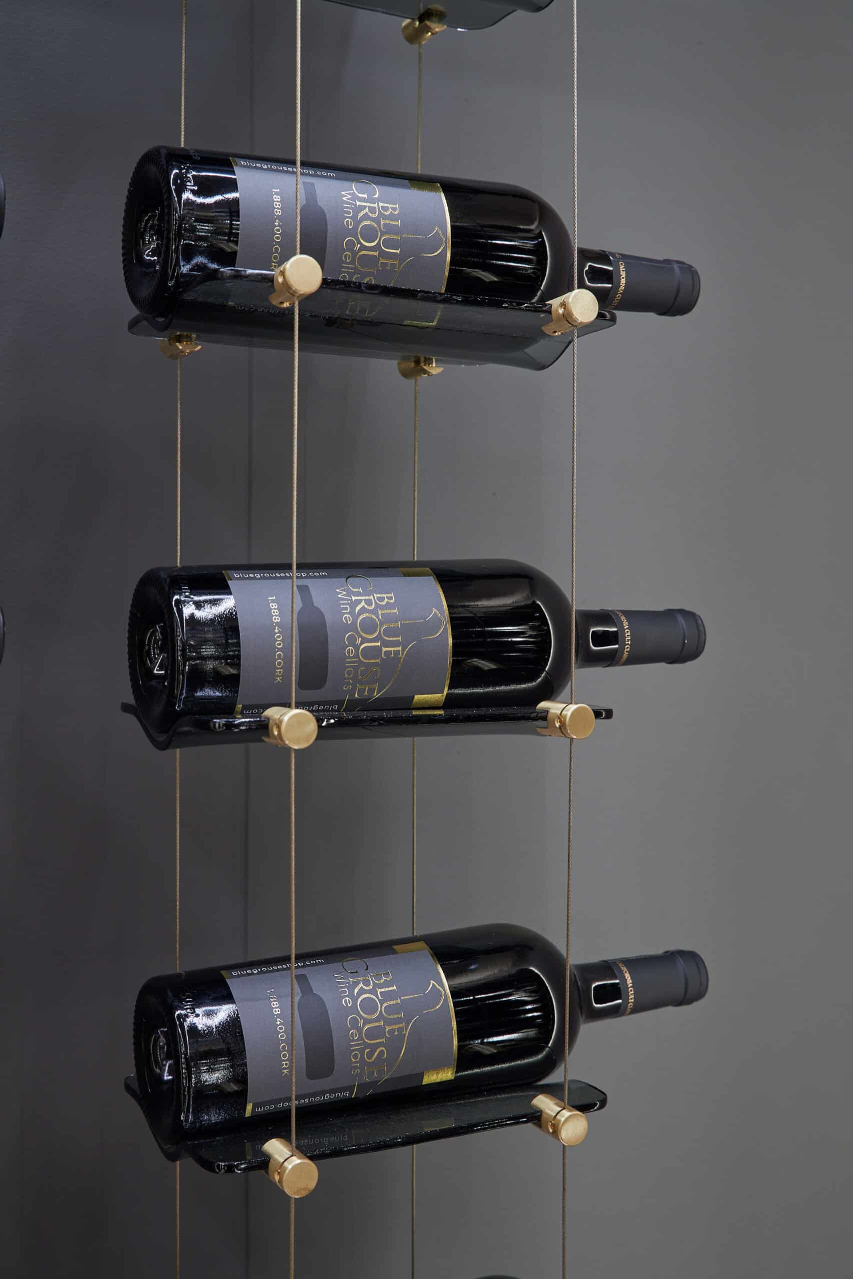 Glass Cradle with Clips for Float Wine Display System | Your Wine Racks ...