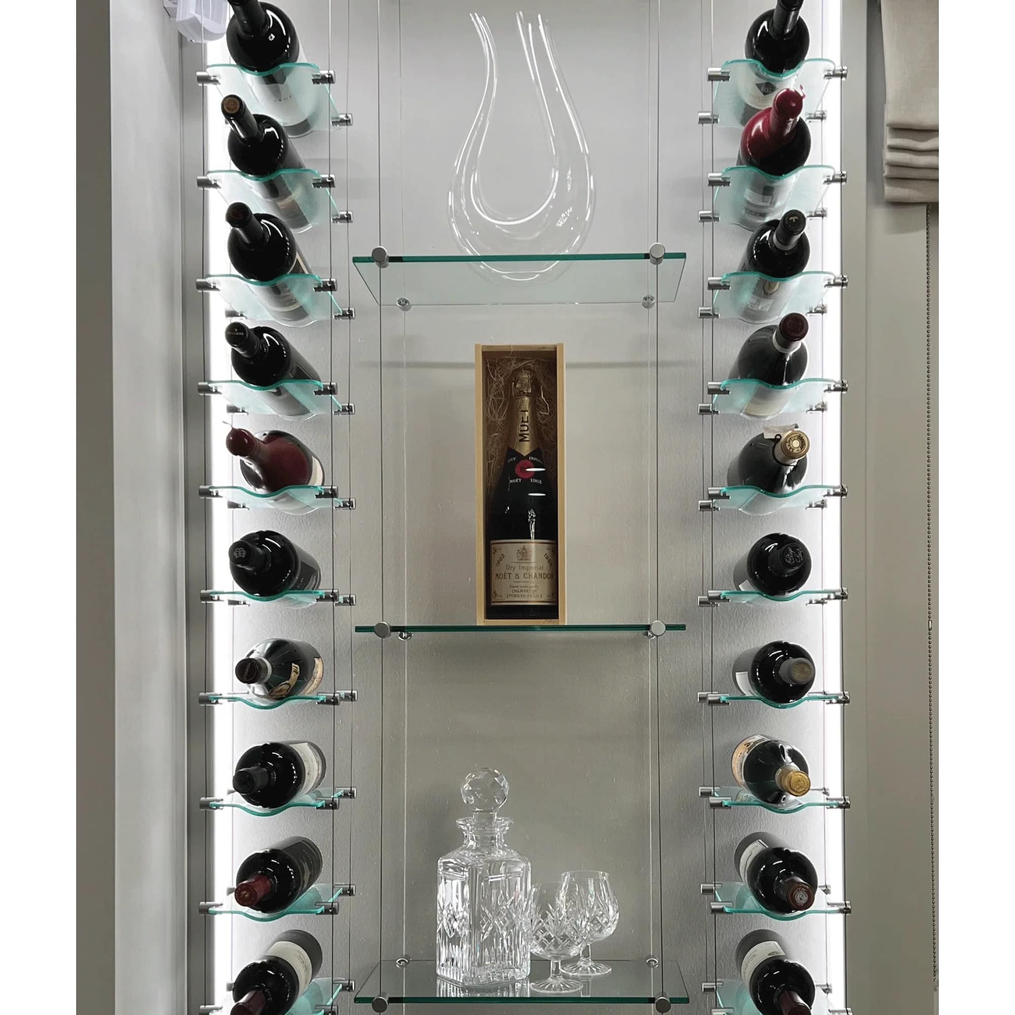 Float Glass Shelving Unit