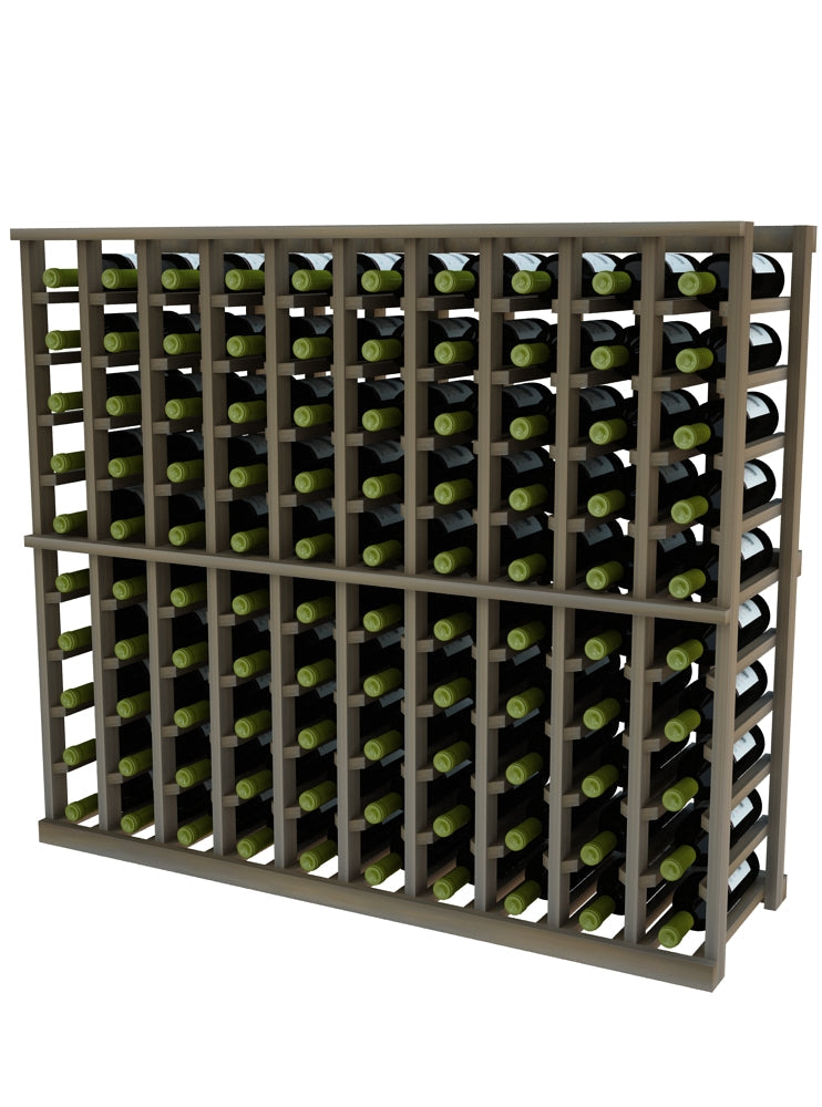 Half Rack 10 Columns Stackable Wine Rack