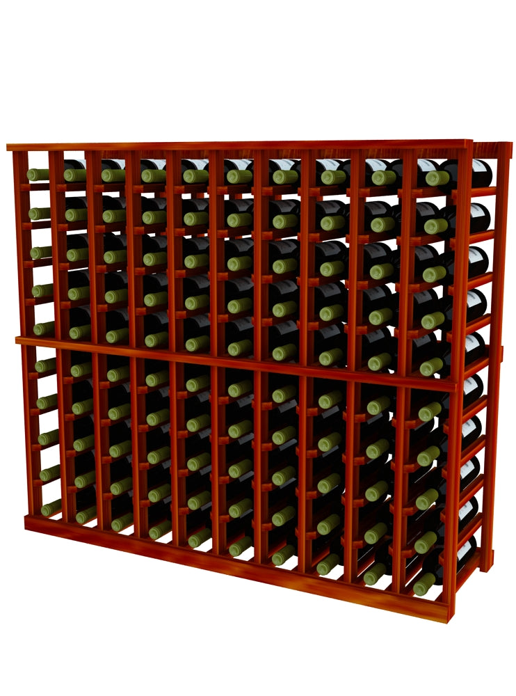 Half Rack 10 Columns Stackable Wine Rack