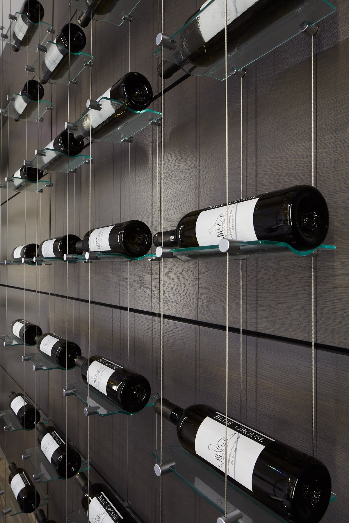 12 Bottle Float Cable Wine Racking Display Kit